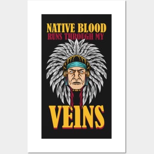 NATIVE AMERICAN: Native Blood Posters and Art